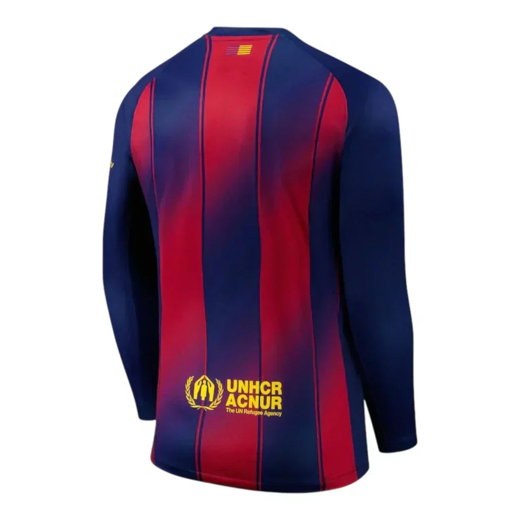 Barcelona Home 25/26 Jersey - Long Sleeve